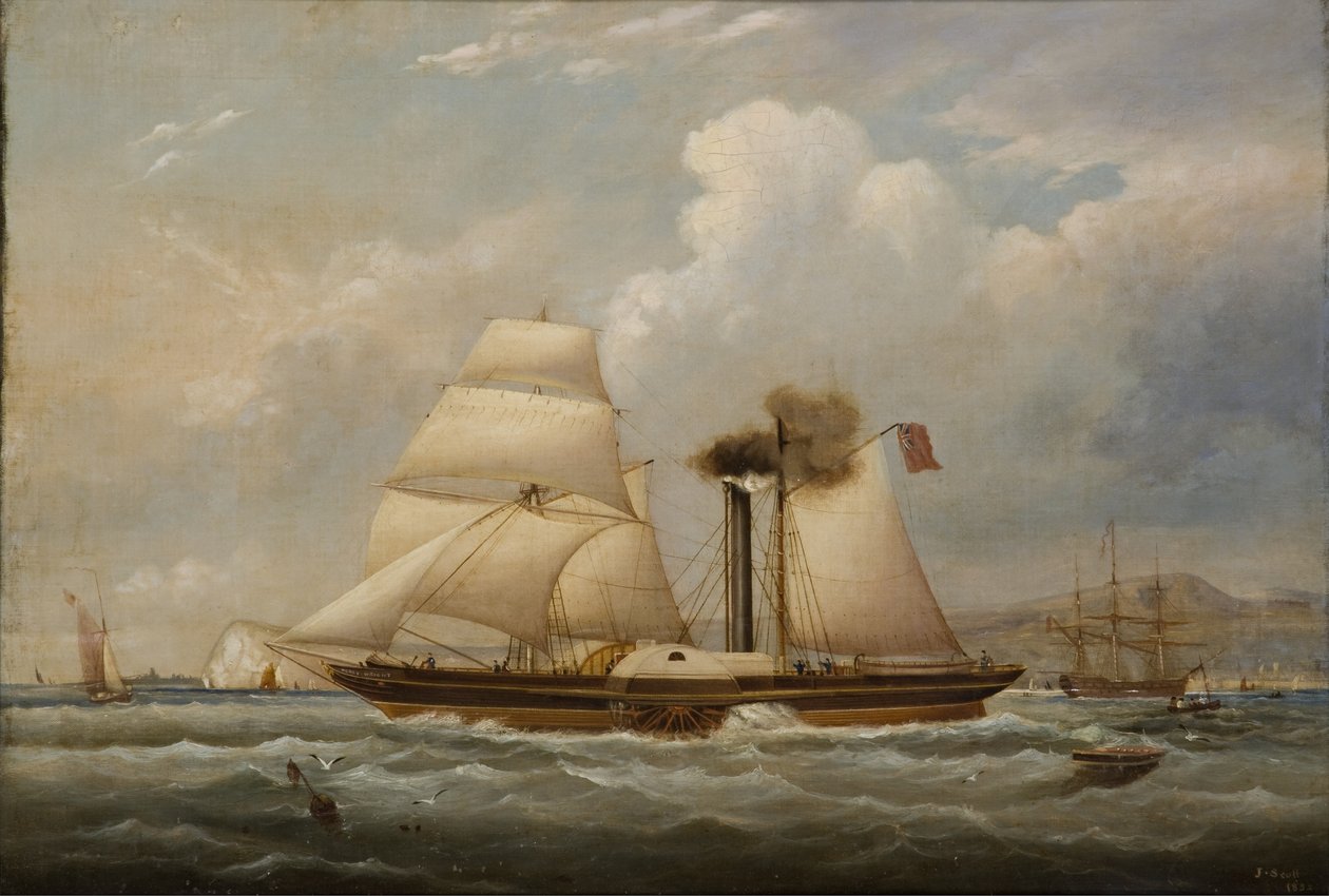 The Paddle-Tug Henry Wright by John Scott