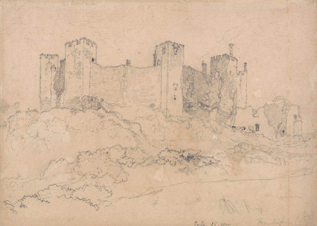 Framlingham Castle, Suffolk by John Sell Cotman