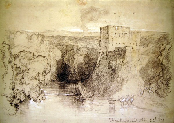 Framlingham: The Castle and River by John Sell Cotman