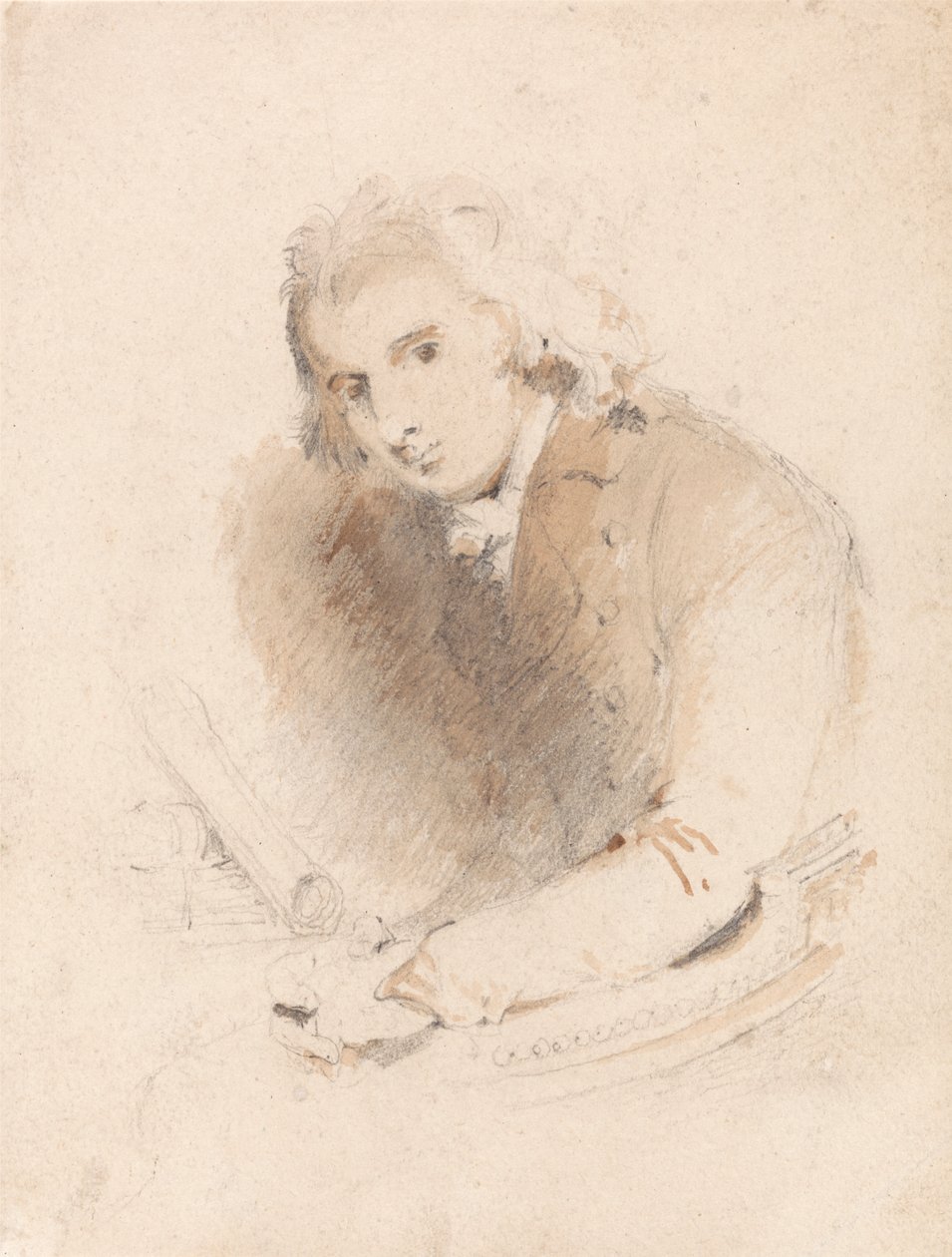 Portrait of a Scholar by John Sell Cotman