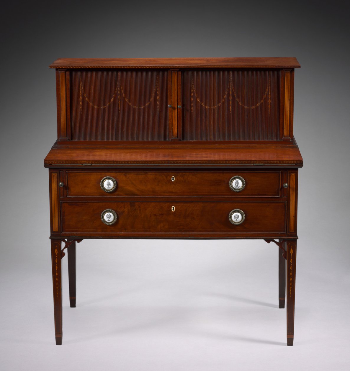 Tambour Desk by John Seymour