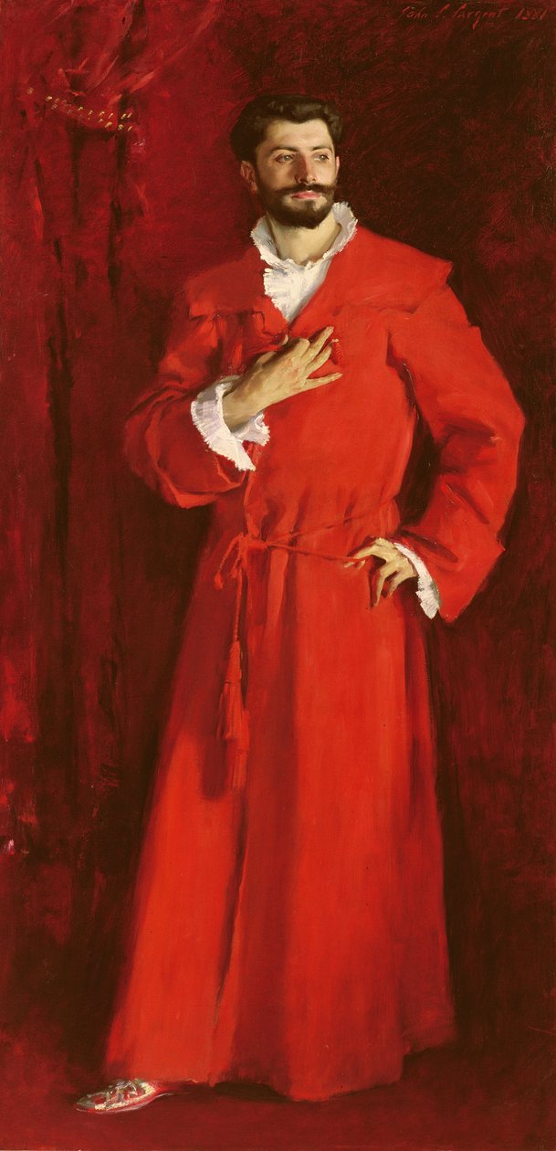 Dr. Pozzi at Home by John Singer Sargent