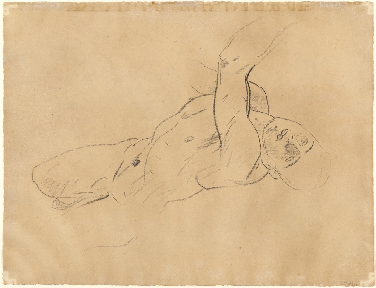 Falling Male Nude by John Singer Sargent