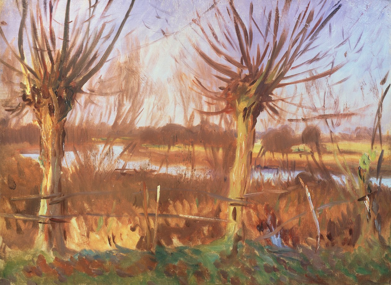 Landscape with trees, Calcot-on-the-Thames by John Singer Sargent