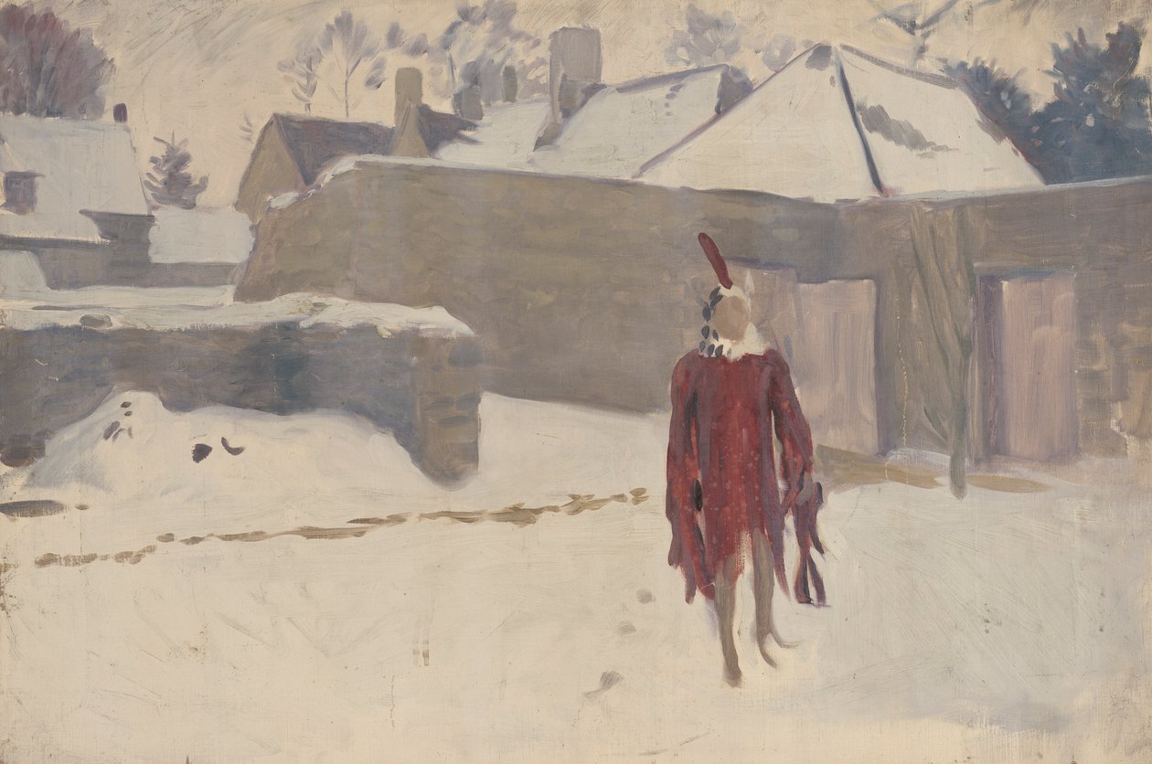 Mannikin in the Snow by John Singer Sargent