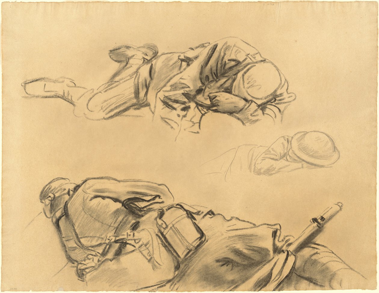 Studies for "Gassed" by John Singer Sargent