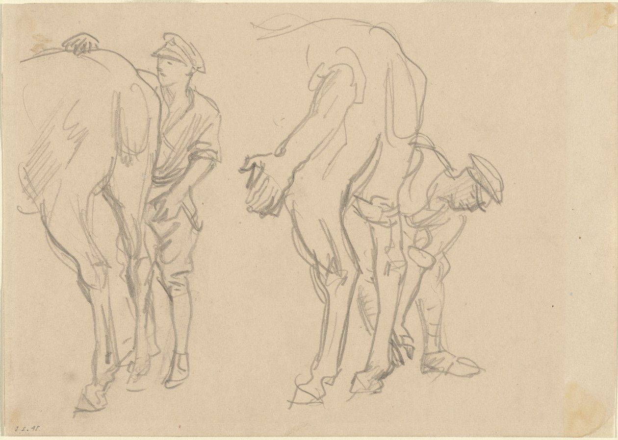 Studies for Scots Grey by John Singer Sargent