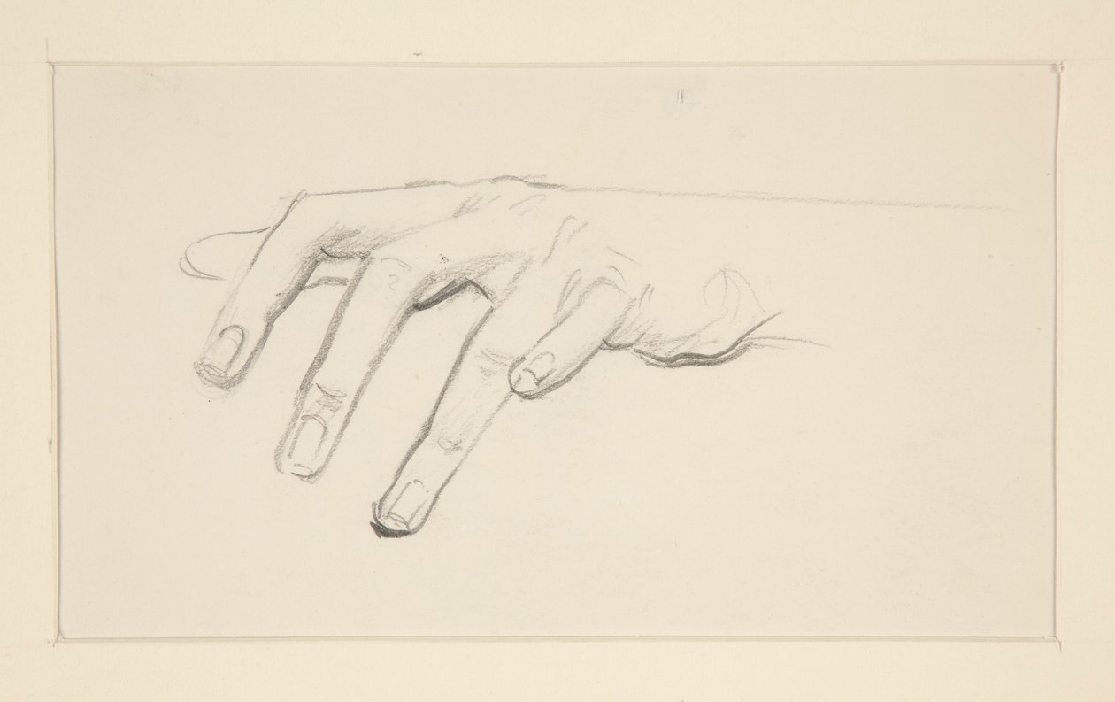Study of a Hand by John Singer Sargent