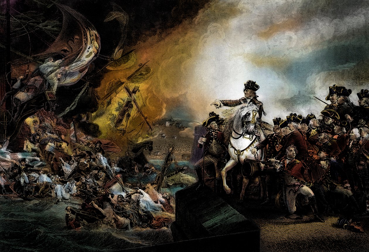 Great Siege of Gibraltar by John Singleton (after) Copley