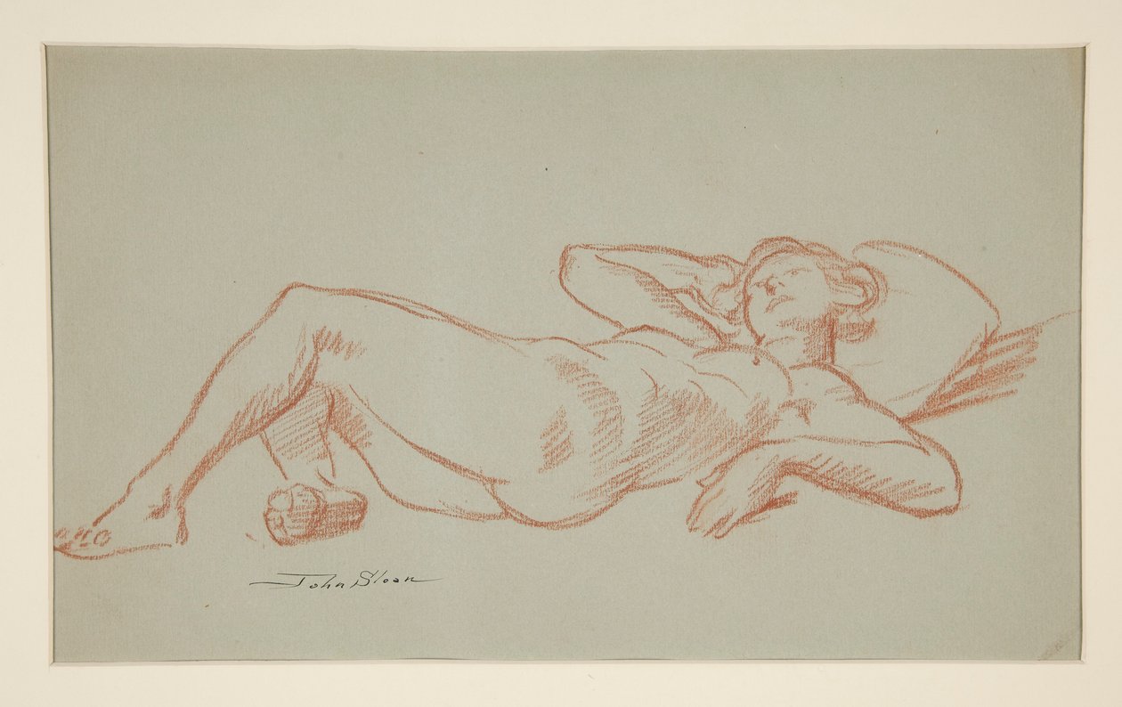 Model Resting by John French Sloan