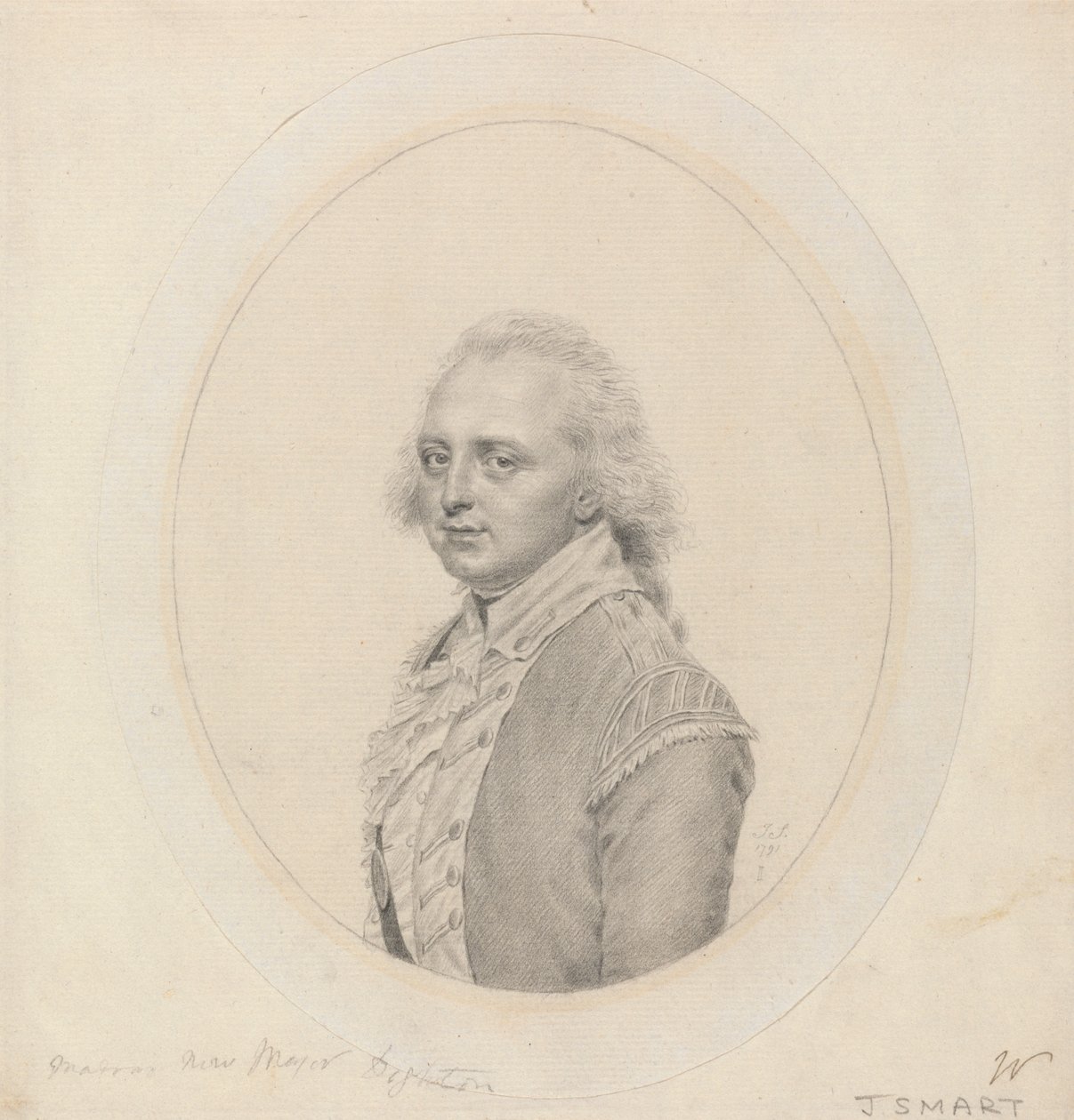 Portrait of Lt. John Dighton by John Smart
