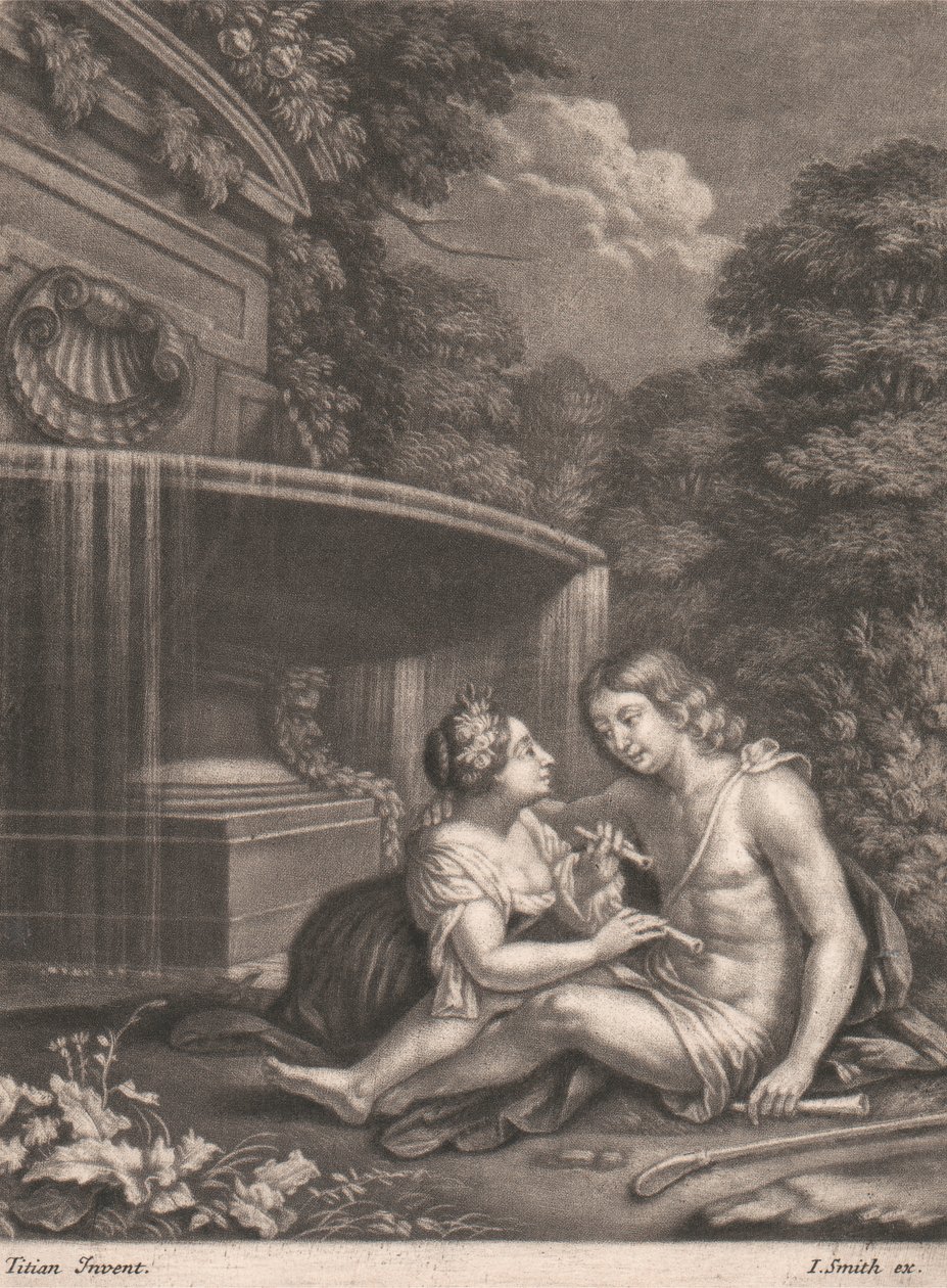 Venus Withholding Adonis From the Chase by John Smith