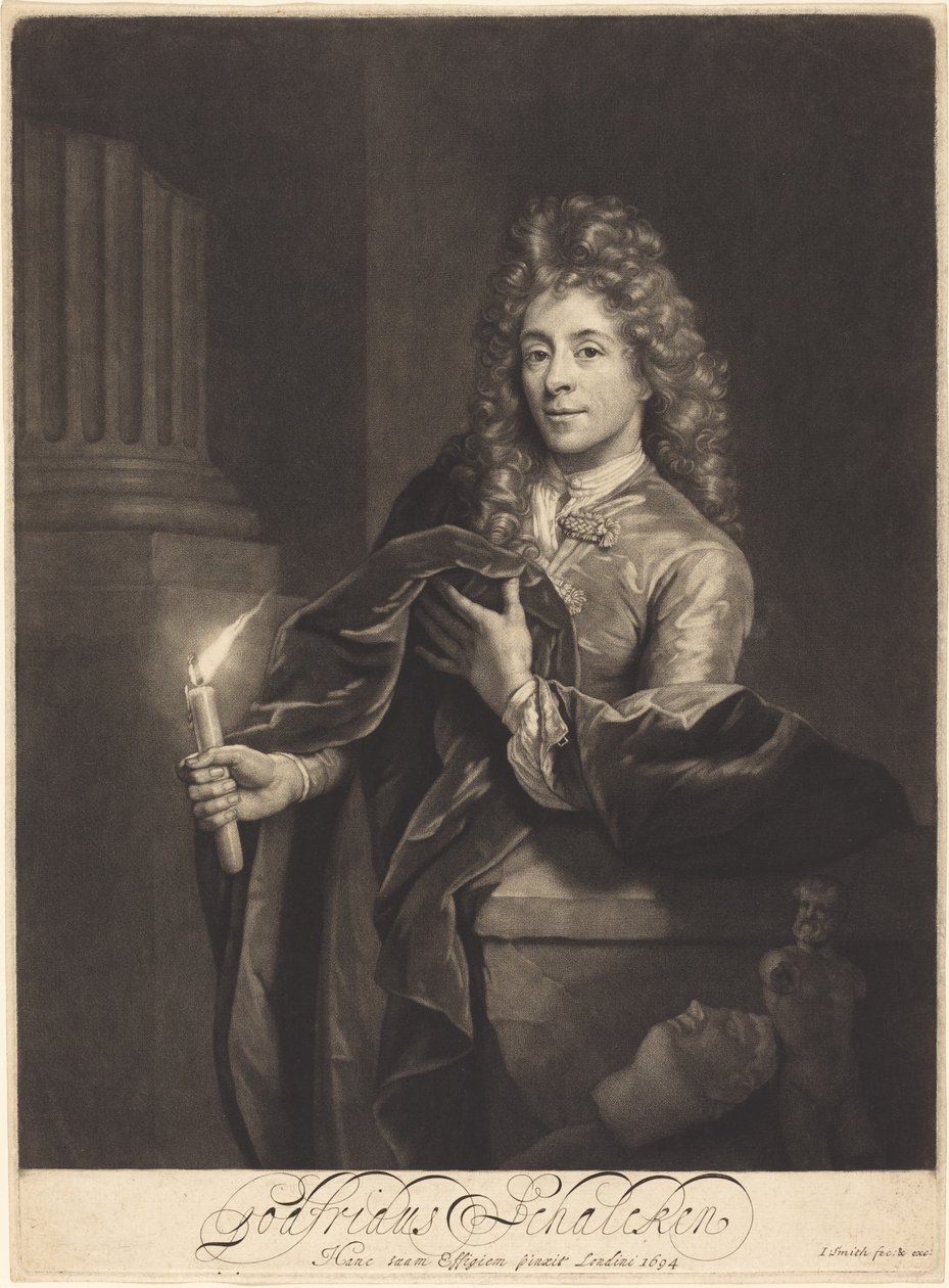 Godfried Schalcken by John Smith after Godefridus Schalcken