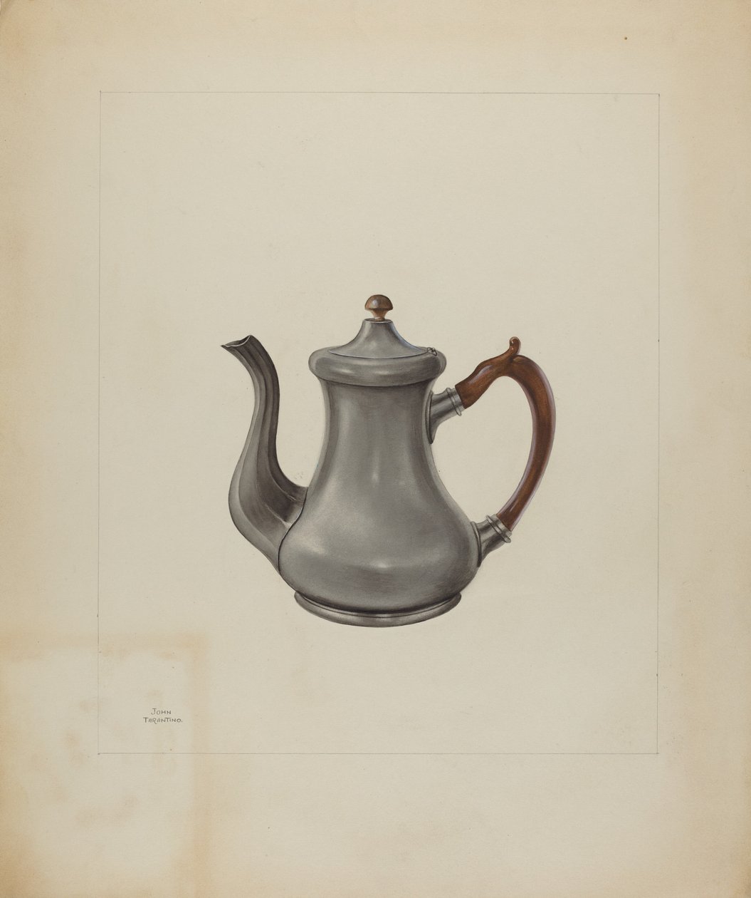 Pewter Teapot by John Tarantino