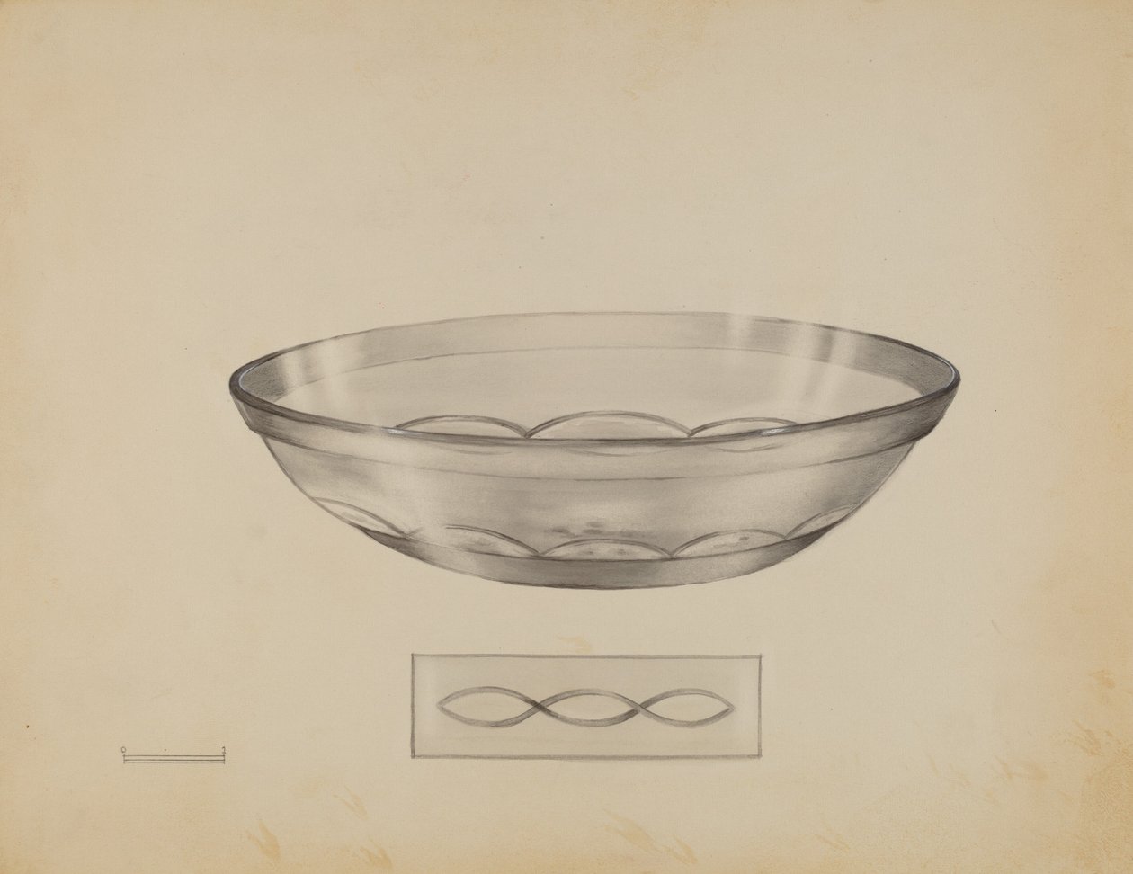 Shallow Dish, c. 1936 by John Tarantino