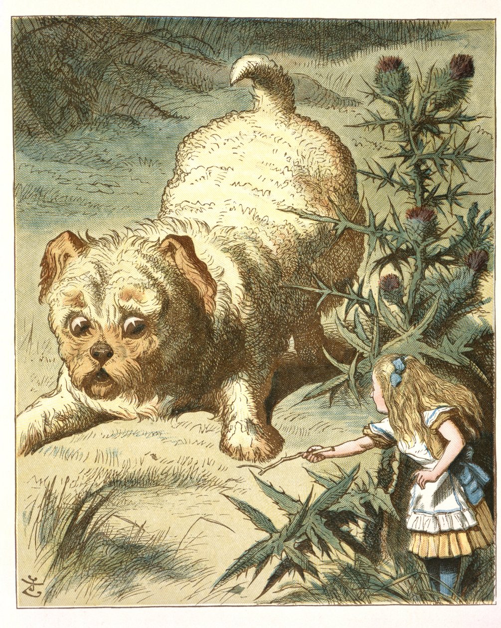 Dash the puppy by John Tenniel