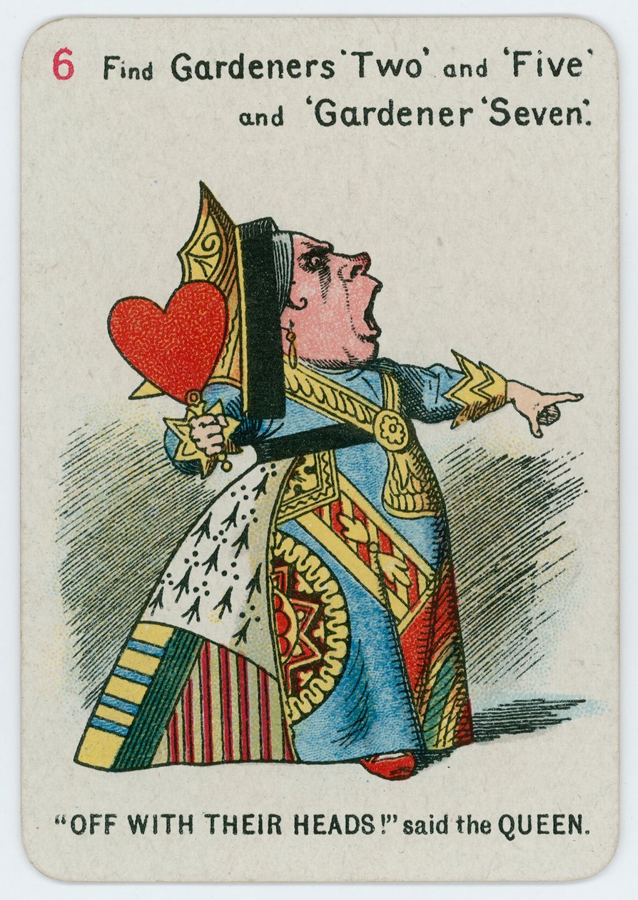 Off with their Heads! said the Queen by John Tenniel