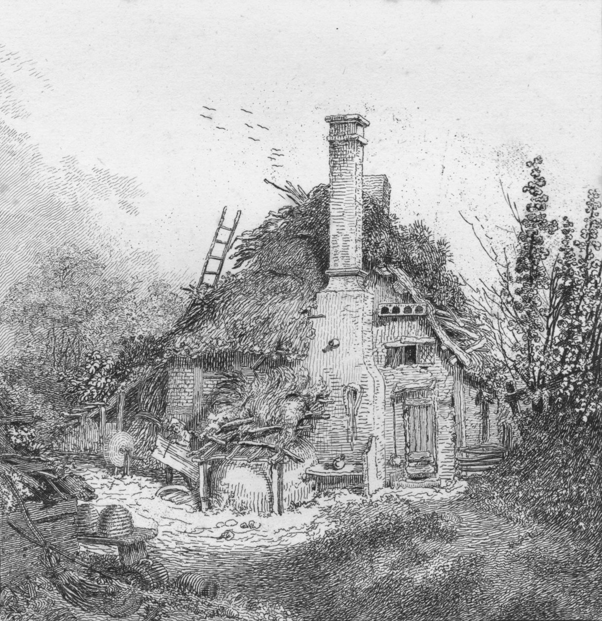 On Merrow Common, Surrey by John Thomas Smith