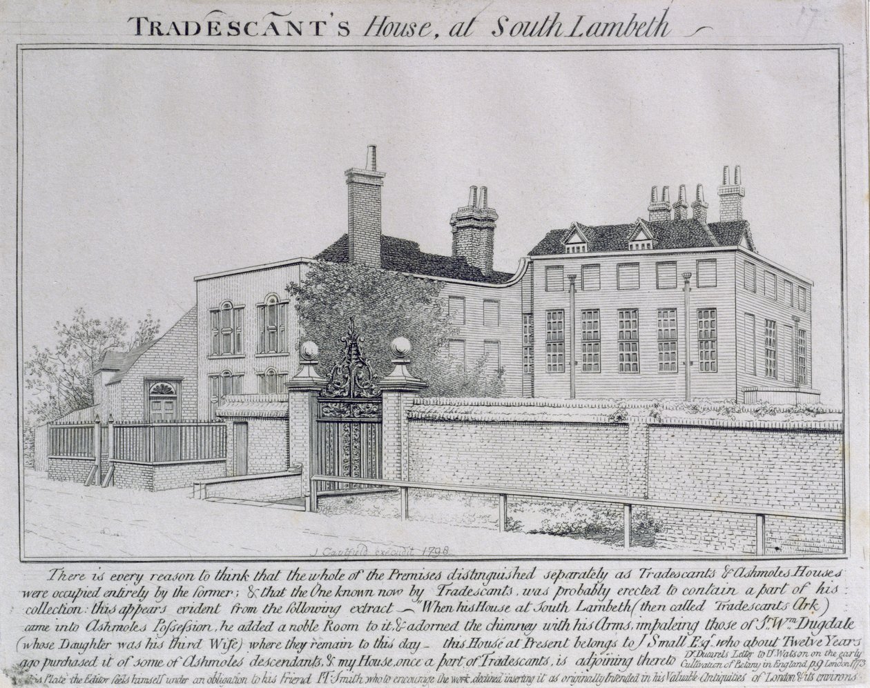 View of Turret House, Lambeth, 1798 by John Thomas Smith