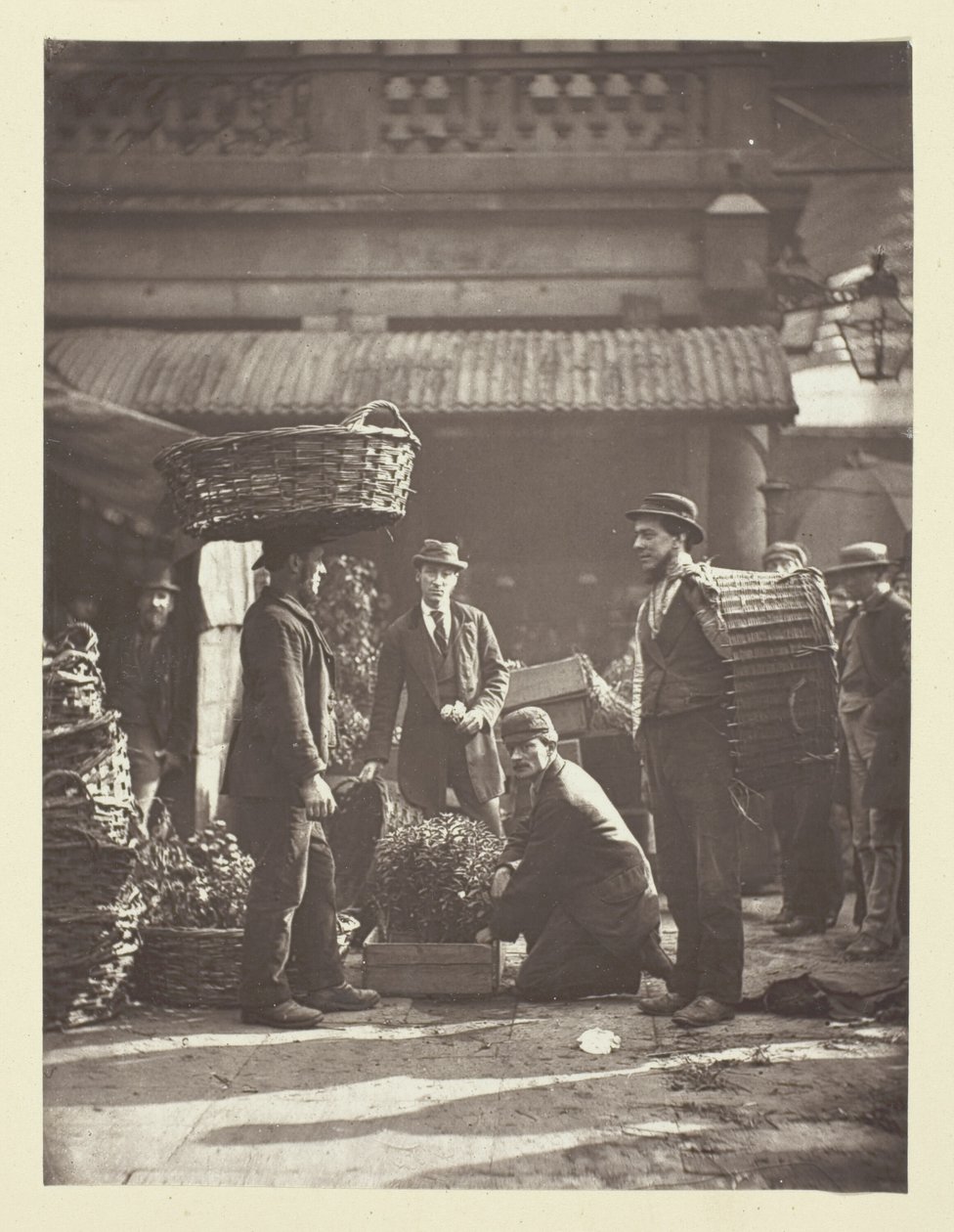 Covent Garden Labourers by John Thomson
