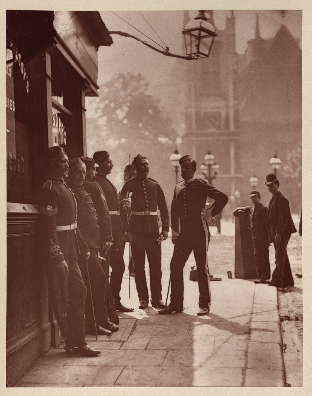 Recruiting Sergeants at Westminster by John Thomson