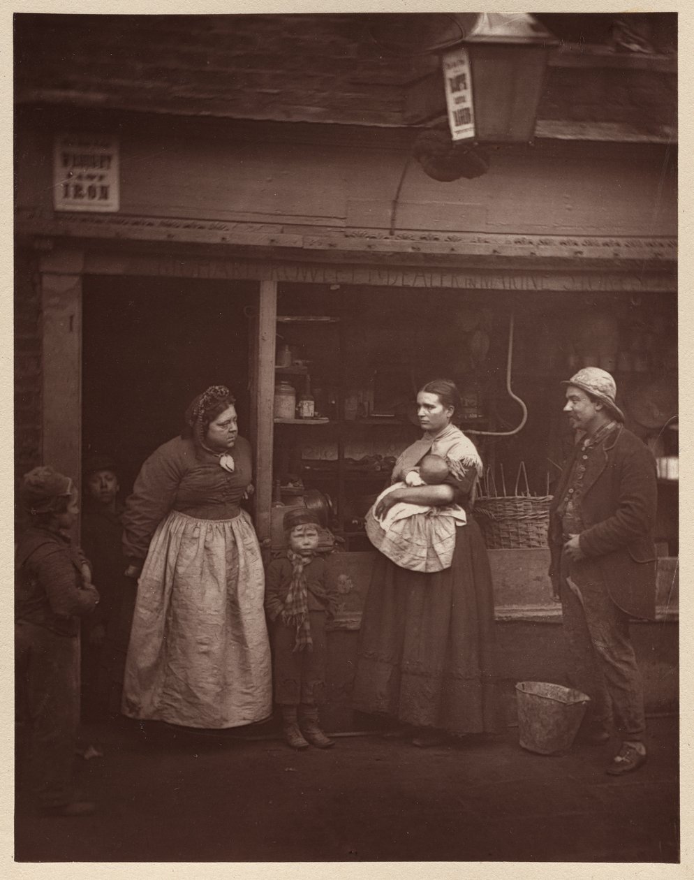Sufferers from the Floods by John Thomson