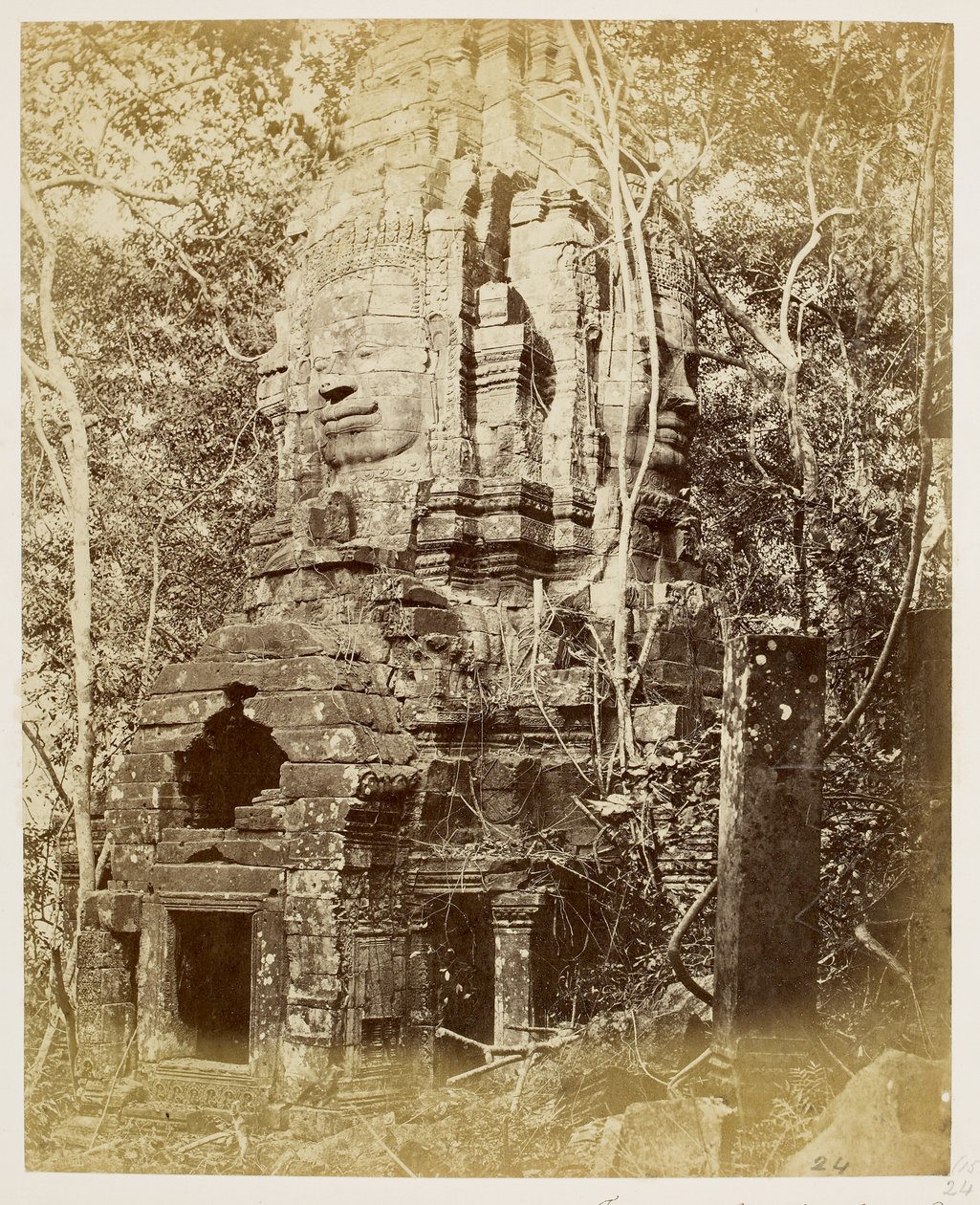 The Bayon Temple, Angkor Thom by John Thomson