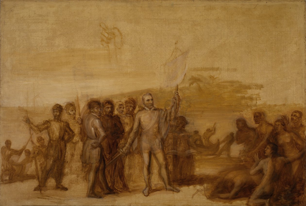 The Landing of Columbus by John Vanderlyn
