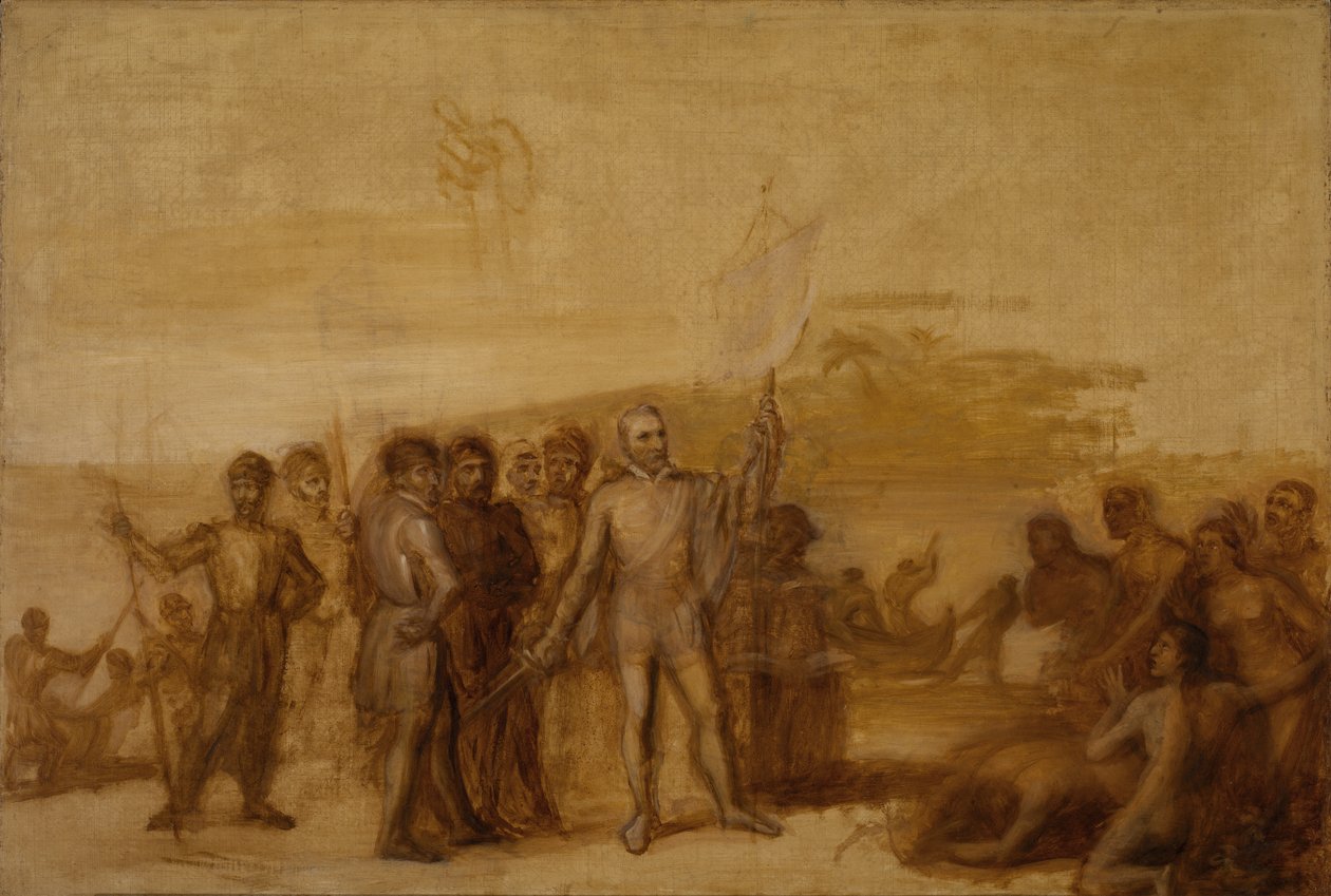 The Landing of Columbus by John Vanderlyn