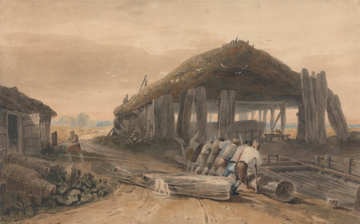 Boat Building by John Varley