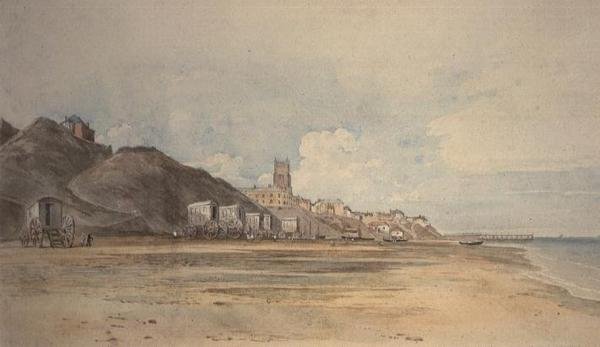 The Beach at Cromer, Norfolk by John Varley