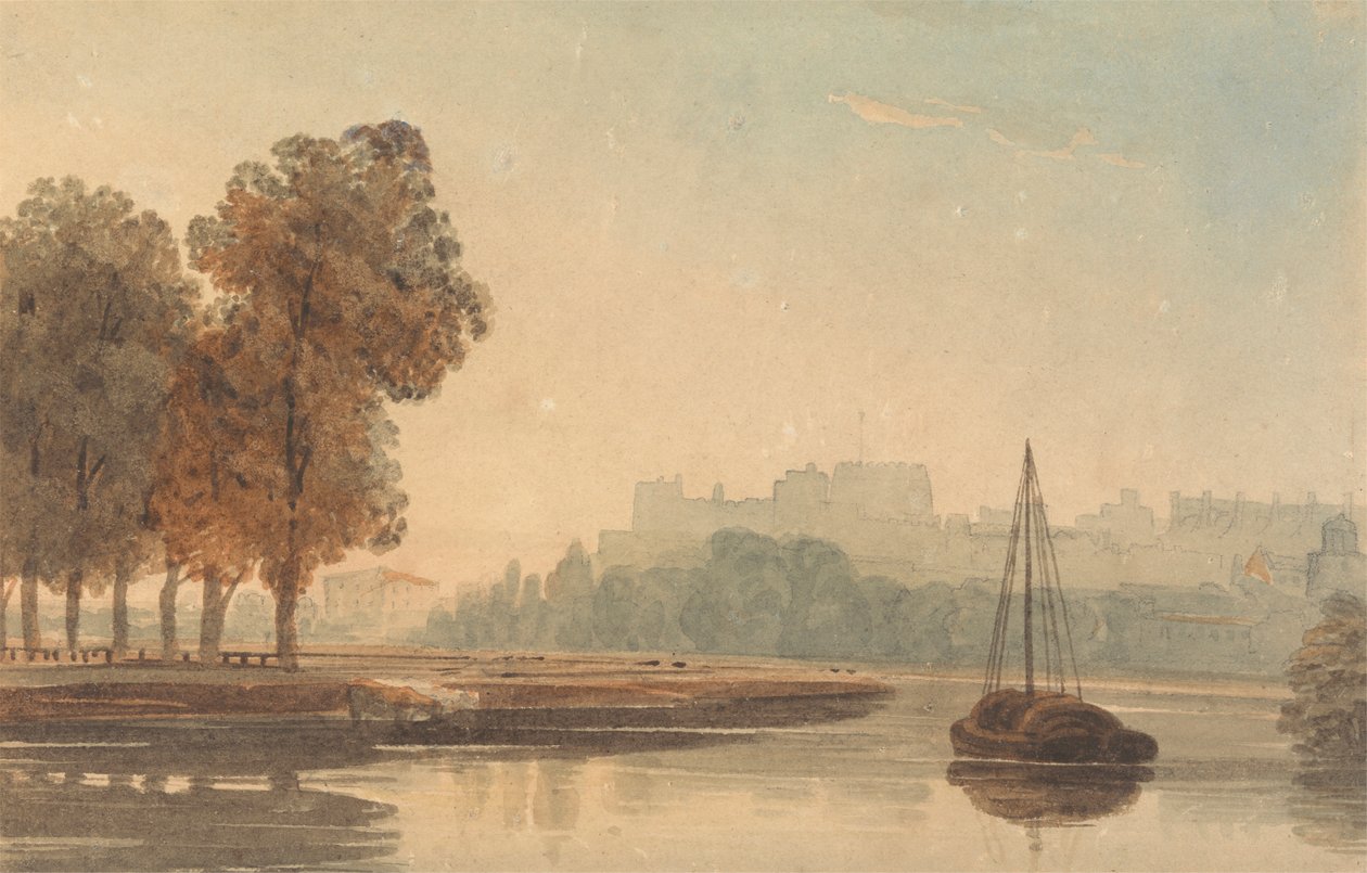 The Thames at Windsor by John Varley