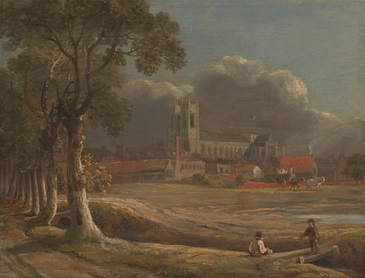 Westminster Abbey from Tothill Fields by John Varley