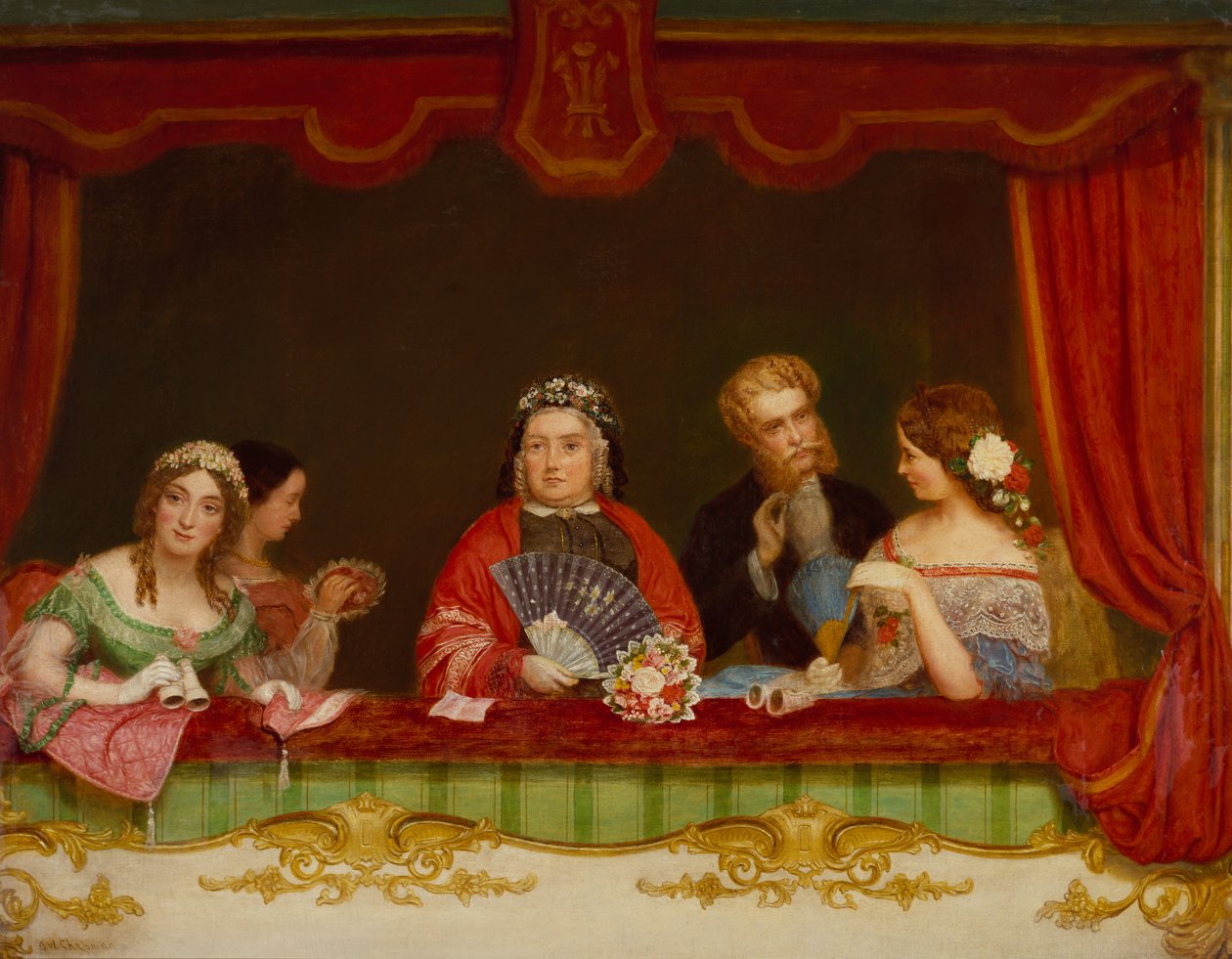 Private Box, Drury Lane by John Watkins Chapman