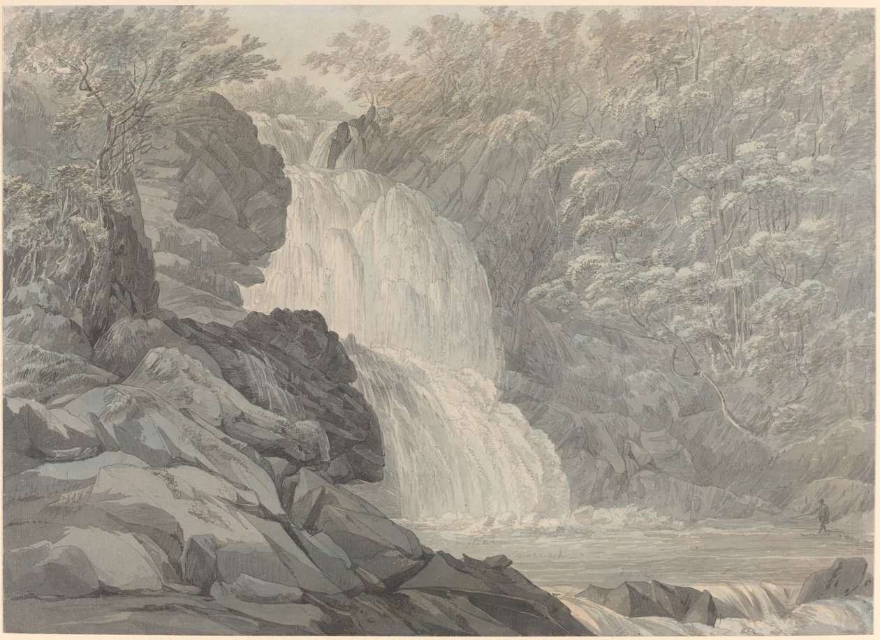 Mawddach Falls near Dolgelly by John Webber