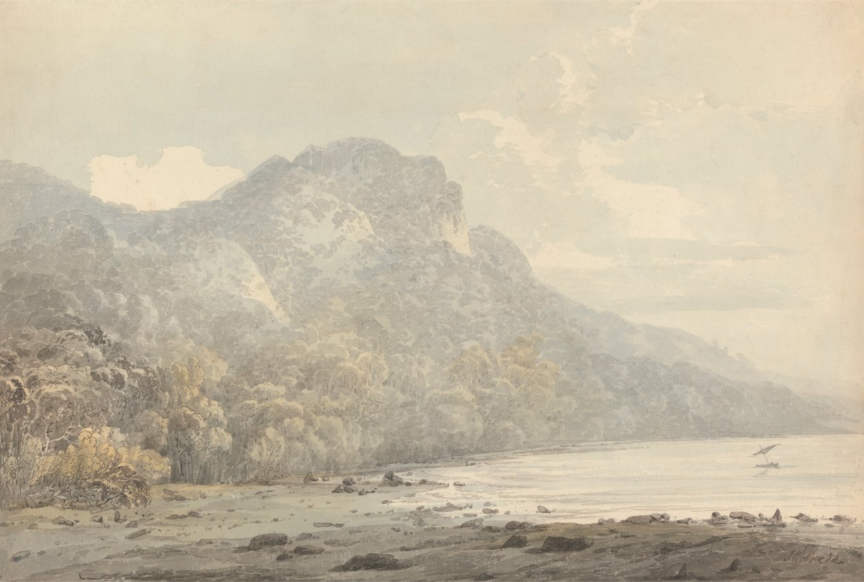 View of Cracatoa, China Seas by John Webber