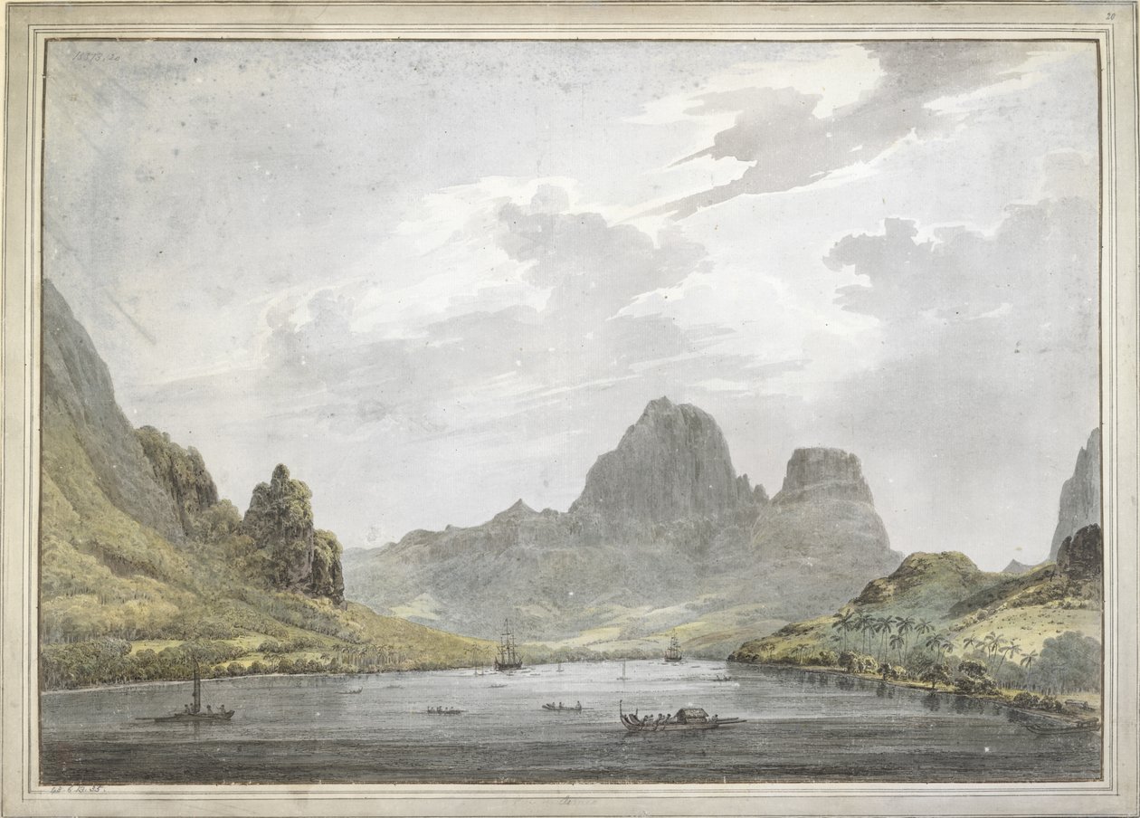 View of Papetoai Bay, Moorea by John Webber