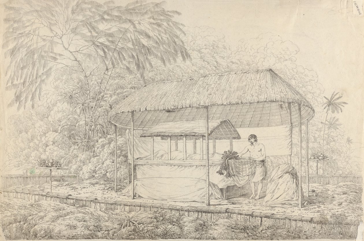 Waheiadooa, Chief of Oheitepha, Lying in State by John Webber