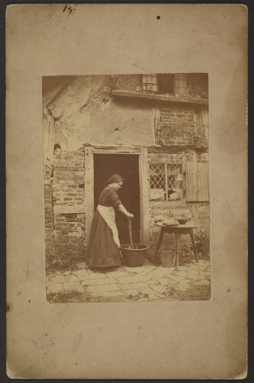 Woman in doorway by John Whistler