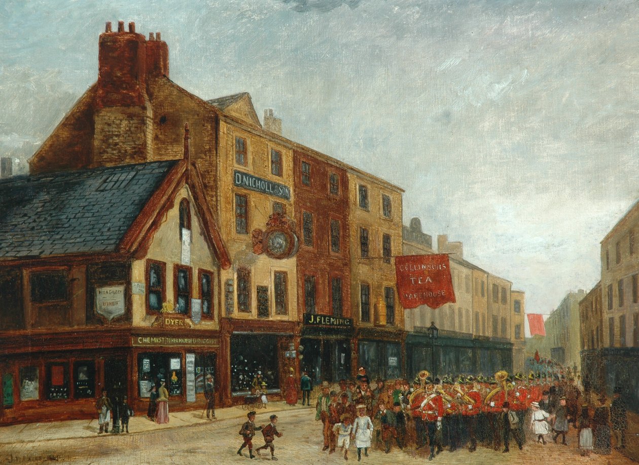 Halifax Street Scene by John William Oates