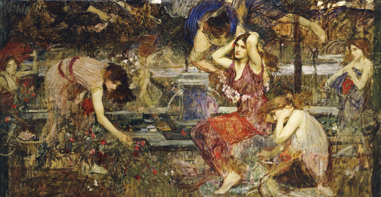 Flora and the Zephyrs by John William Waterhouse