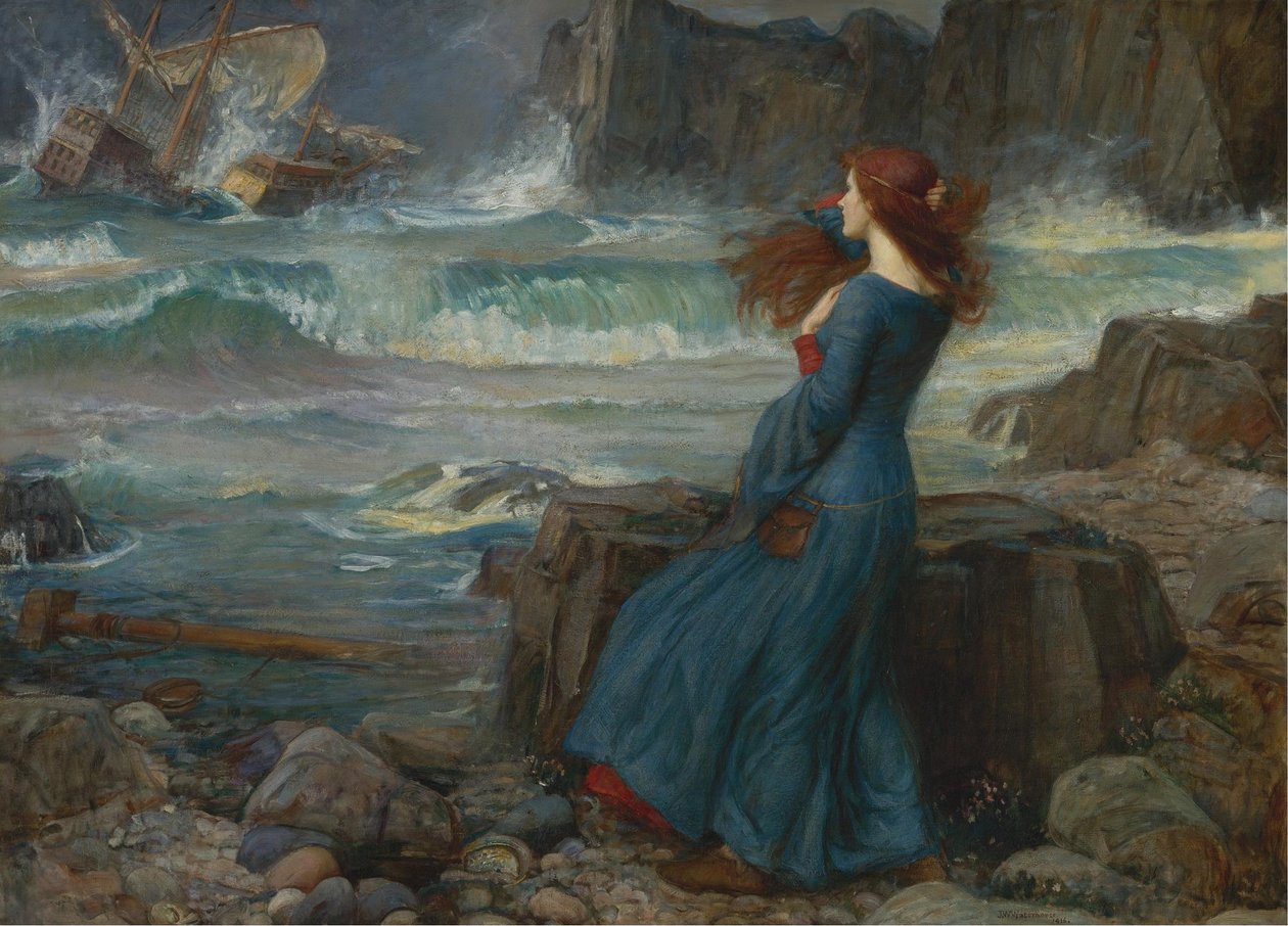 Miranda. The Tempest, 1916 by John William Waterhouse