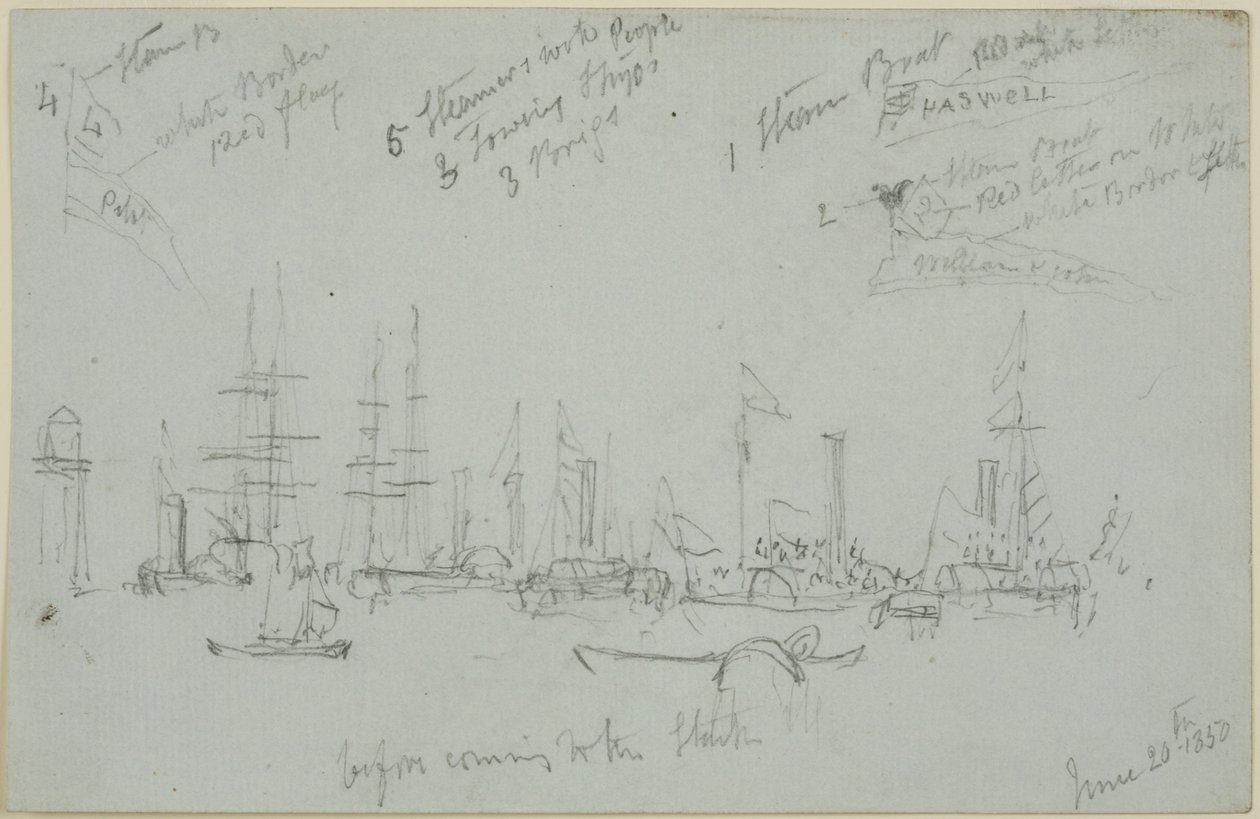 Harbour Scene by John Wilson Carmichael