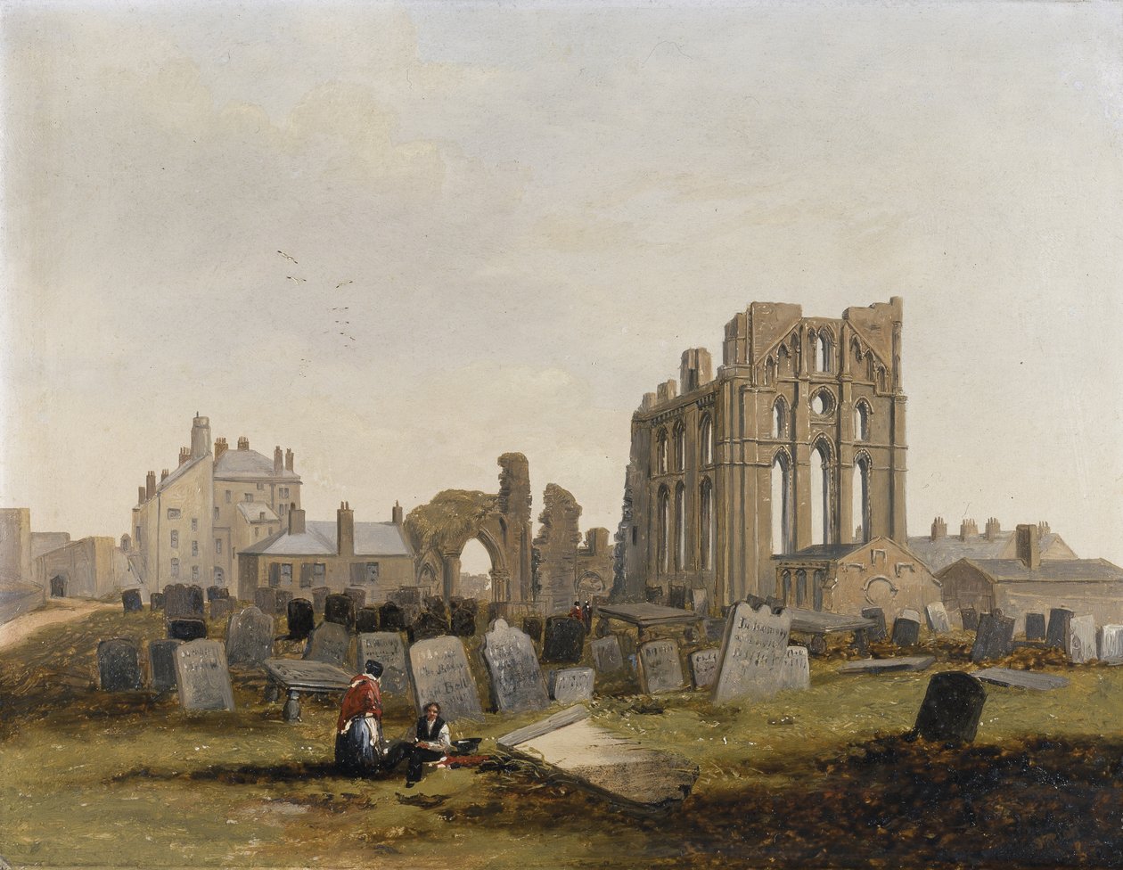 Tynemouth Priory from the East by John Wilson Carmichael