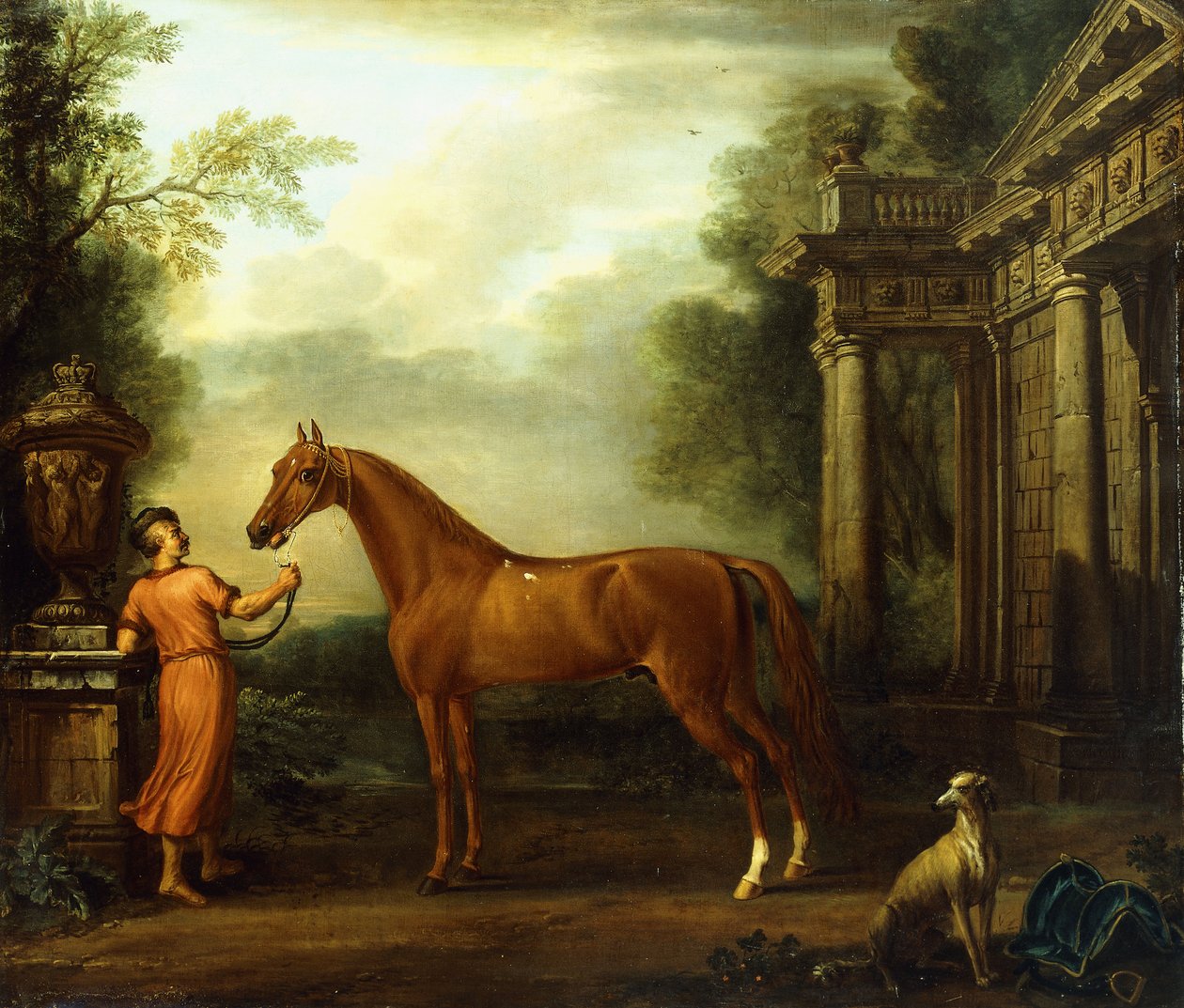 The Chestnut Arabian of Hampton Court by John Wootton