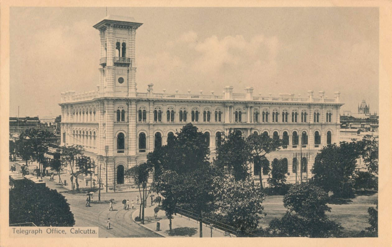 Telegraph Office, Calcutta by Johnston and Hoffmann