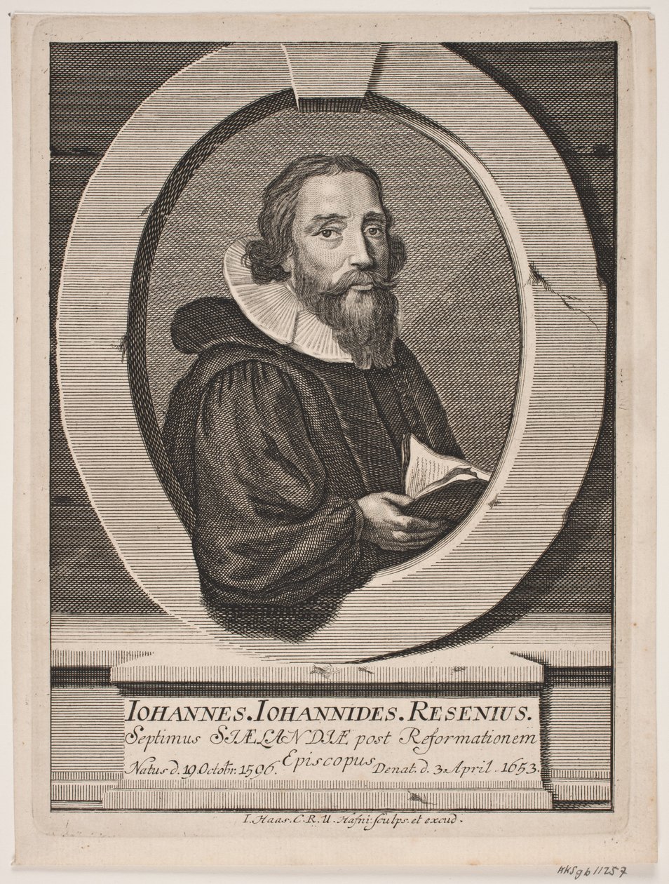 Bishop Hans Hansen Resen by Jonas Haas