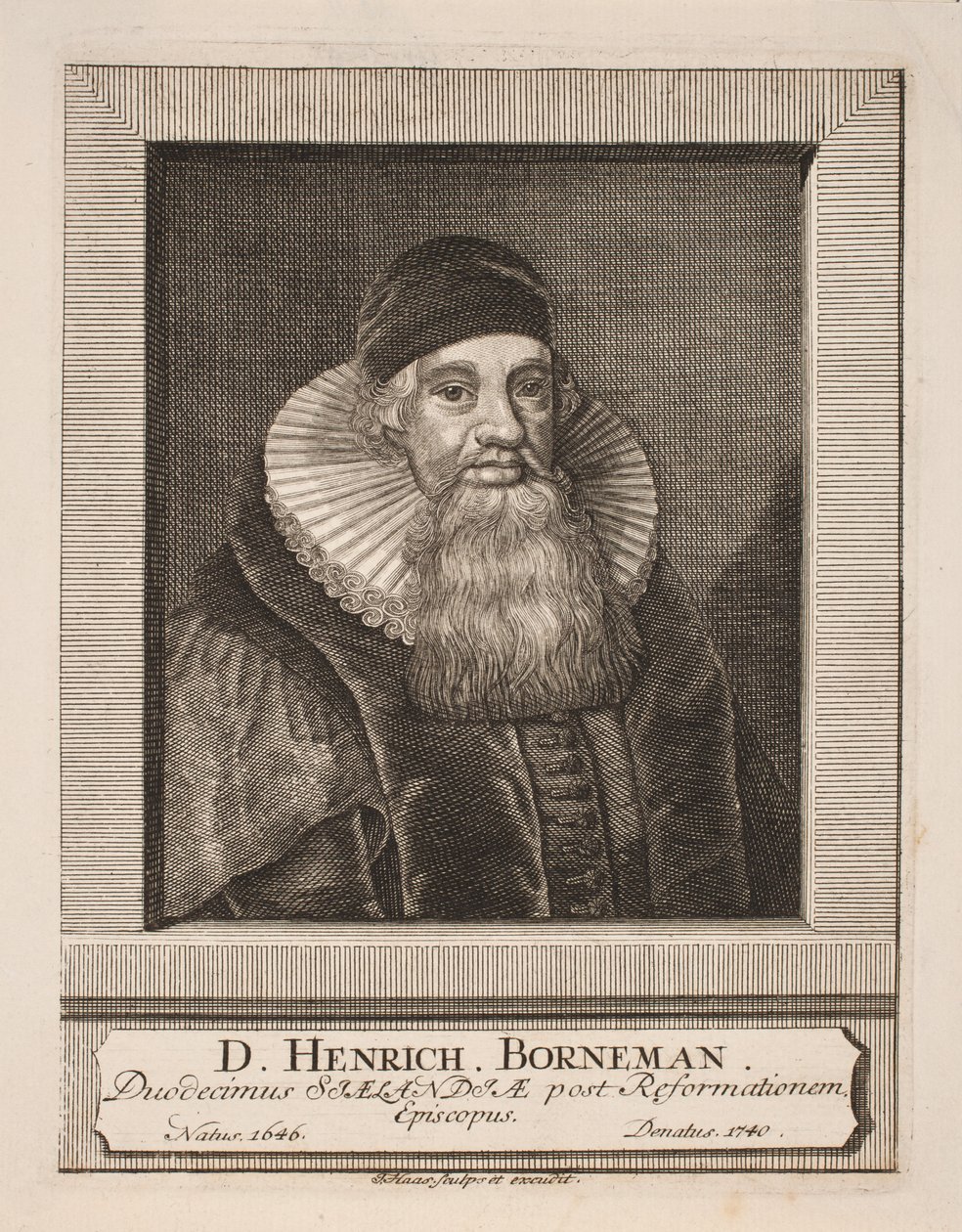 Bishop Henrik Bornemann by Jonas Haas