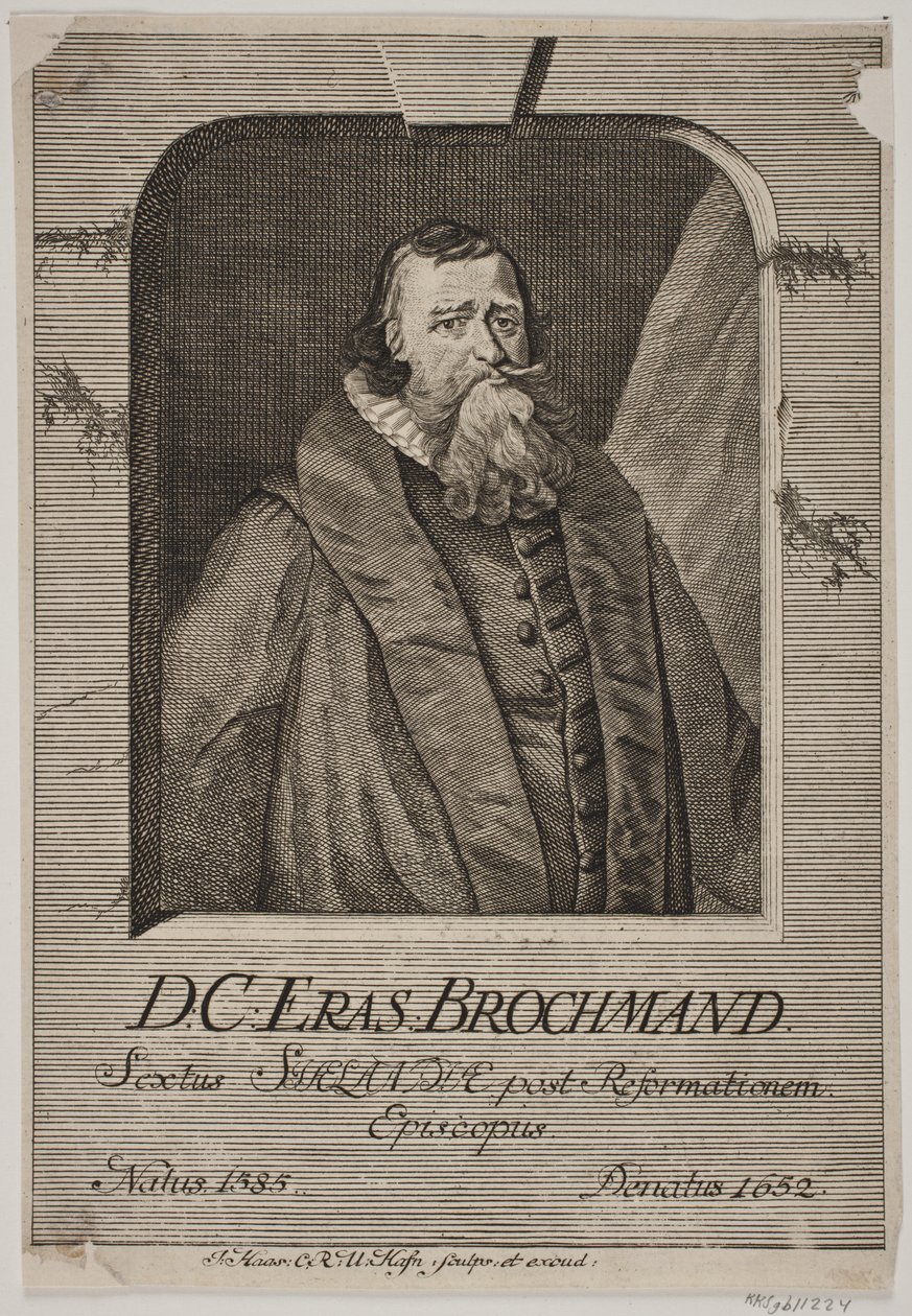 Bishop Jesper Rasmussen Brochmand by Jonas Haas