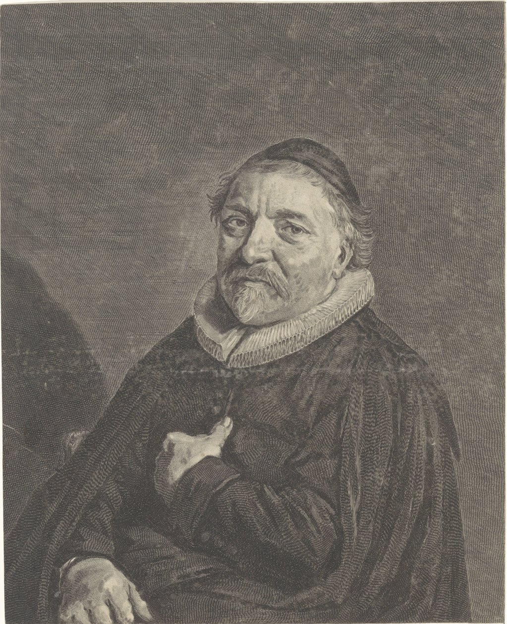 Portrait of Adriaen Tegularius by Jonas Suyderhoef